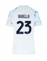 Inter Milan Nicolo Barella #23 Vieraspaita Naisten 2025-26 Lyhythihainen